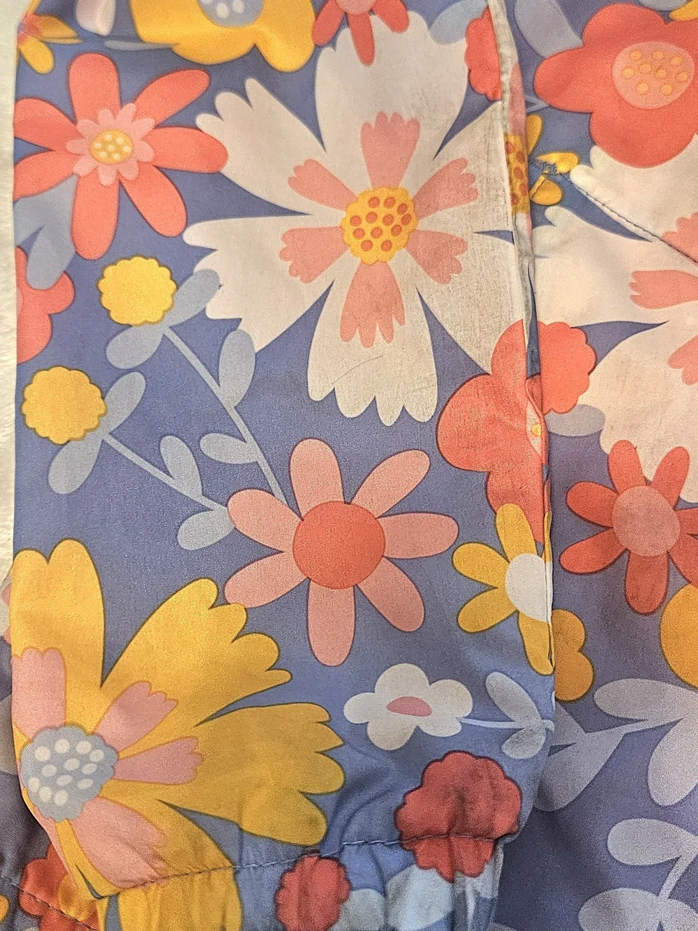 Cat & Jack Floral Hooded Rain Jacket - Purple/Pink/Yellow